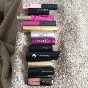 Lipstick lot. Too Faced, NARS, BITE & others